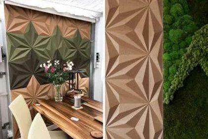 3D korkové stenové panely