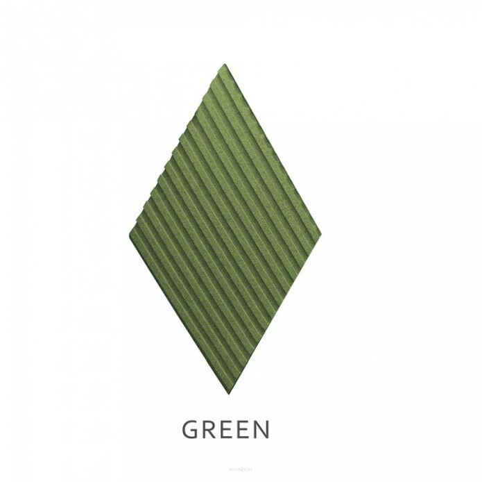 3D korkové stenové panely Stripe Green