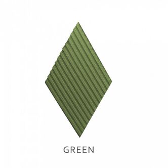 3D korkové stenové panely Stripe Green