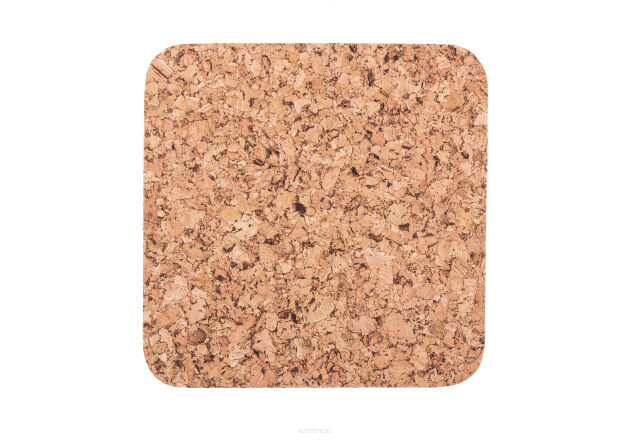 Korková podložka Stredná štvorcová 20cm dekor- sada 4 ks.