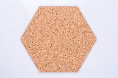 Korkova Samolepiaca Doska Hexagon