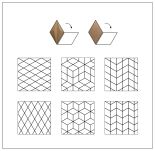 3D korkové stenové panely Stripe Brown - 3