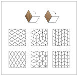 3D korkové stenové panely Line Yellow - 2