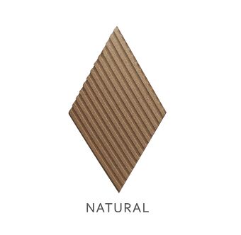 3D korkové stenové panely Stripe Natural