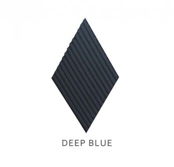 3D korkové stenové panely Stripe Deep Blue